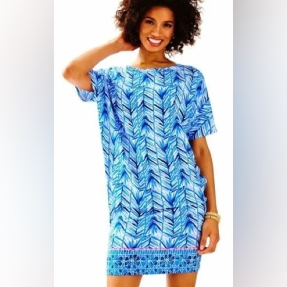 LILLY PULITZER Lowe Dress in Lapis Blue (24) - Picture 1 of 7